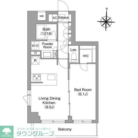 BPRレジデンス大島の物件間取画像